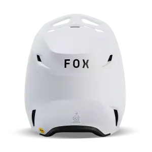 Fox V1 Solid Helm Matt Weiß