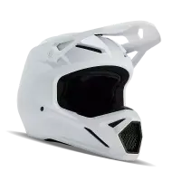 Fox V1 Solid Helm Matt Weiß