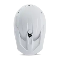 Fox V1 Solid Helm Matt Weiß