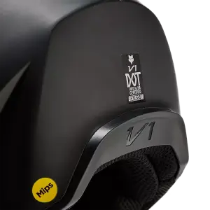 Fox V1 Solid Helm Matt Schwarz