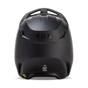 Fox V1 Solid Helm Matt Schwarz