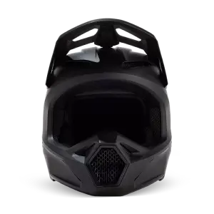 Fox V1 Solid Helm Matt Schwarz