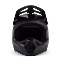 Fox V1 Solid Helm Matt Schwarz