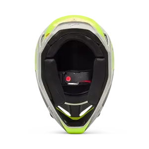 Fox Helm V1 Collect Kinder Grau/Gelb