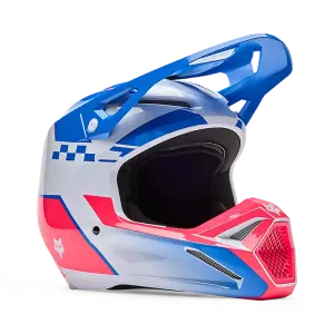 Fox Helm V1 Collect Kinder Blau/Pink