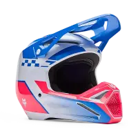Fox Helm V1 Collect Kinder Blau/Pink