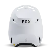 Fox V1 Solid Helm Kinder Matt Weiß