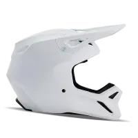 Fox V1 Solid Helm Kinder Matt Weiß