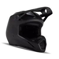 Fox V1 Solid Helm Kinder Schwarz