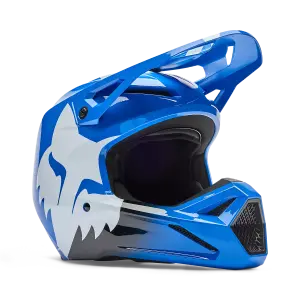 Fox V1 Shield Helm Kinder Blau