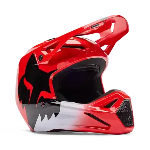 Fox V1 Shield Helm Kinder Rot