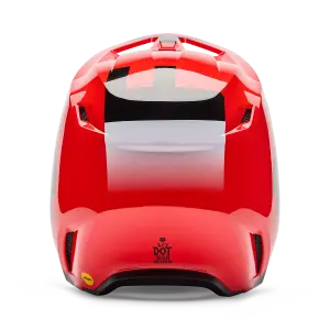 Fox V1 Shield Helm Kinder Rot
