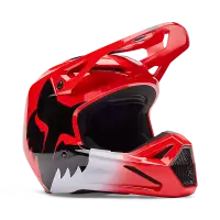 Fox V1 Shield Helm Kinder Rot