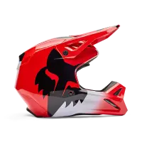 Fox V1 Shield Helm Kinder Rot