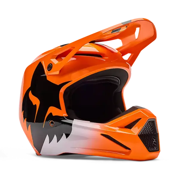 Fox V1 Shield Helm Kinder Orange