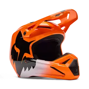 Fox V1 Shield Helm Kinder Orange