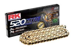 RK Kette 520 "GB520MXU" 125-500ccm Gold