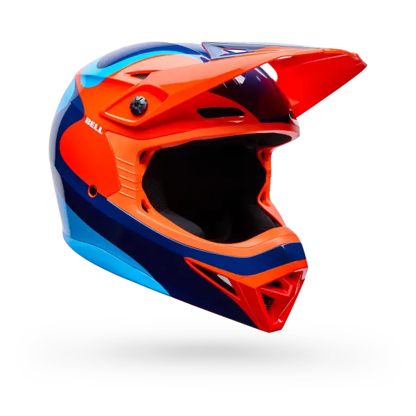 BELL MX-10 MIPS WAVE ECE YOUTH orange/blau
