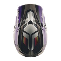 TROY LEE DESIGNS SE5 Carbon Stripes Helm – Schwarz/Violett