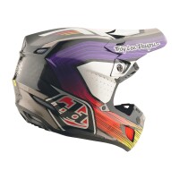TROY LEE DESIGNS SE5 Carbon Stripes Helm – Schwarz/Violett