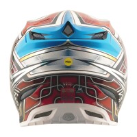 TROY LEE DESIGNS SE5 Carbon Lowrider Helm – Grau/Bunt
