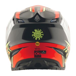 TROY LEE DESIGNS SE5 Composite Stripes Helm – Schwarz/Infra Red
