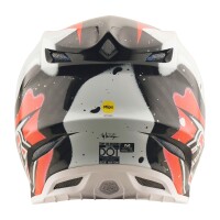 TROY LEE DESIGNS SE5 Carbon Membran Helm – Schwarz/Rot