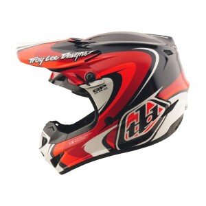 TROY LEE DESIGNS GP Pro Crossover Jugend-Helm – Schwarz/Rot