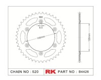 RK Kettenrad "4426" 520 Teilung - RMZ250/RMZ450 Stahl
