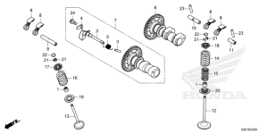 E-3 Nockenwelle/Ventil CRF 250 Bj 2026