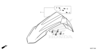 F-10 Kotflügel, vorne CRF 250 Bj 2026