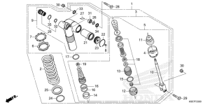 F-33 Kissen, hinten CRF 250 Bj 2026