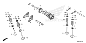 E-3 Nockenwelle/Ventil CRF 450 BJ 2026