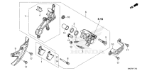 F-17 Hinterrad-Bremssattel CRF 450 Bj 2026
