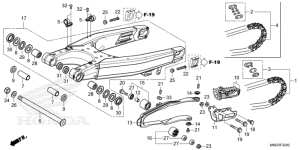 F-32 Schwinge CRF 450 Bj 2026