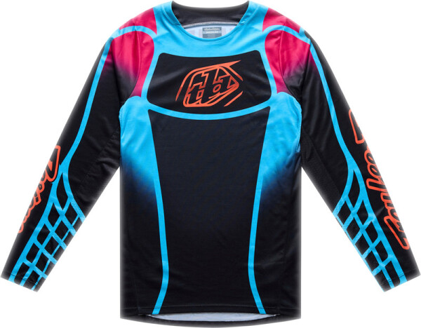 TROY LEE DESIGNS GP Pro Trikot - Framework Schwarz/Cyan