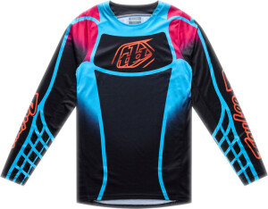 TROY LEE DESIGNS GP Pro Trikot - Framework Schwarz/Cyan