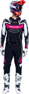 TROY LEE DESIGNS SE Pro Hose Youth - Salvo Schwarz/Weiß