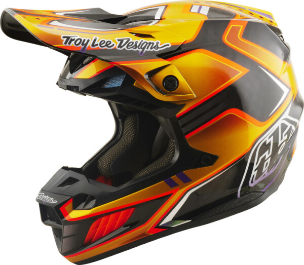 TROY LEE DESIGNS SE5 Carbon Mips Helm - Crest Gold