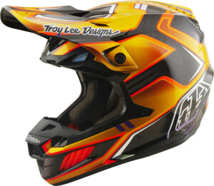 TROY LEE DESIGNS SE5 Carbon Mips Helm - Crest Gold