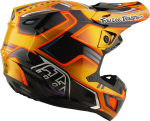TROY LEE DESIGNS SE5 Carbon Mips Helm - Crest Gold
