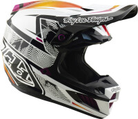 TROY LEE DESIGNS SE5 Composite Mips Helm - Lined Up Schwarz