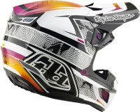 TROY LEE DESIGNS SE5 Composite Mips Helm - Lined Up Schwarz