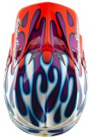 TROY LEE DESIGNS SE5 Composite Mips Helm - Overspray Violett/Weiß