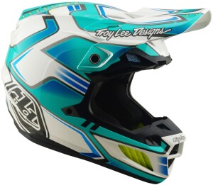 TROY LEE DESIGNS SE5 Composite Mips Helm - Crest Real Teal