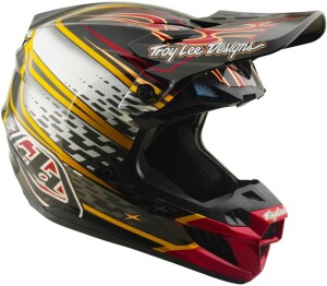 TROY LEE DESIGNS SE5 Composite Mips Helm - Wings Schwarz
