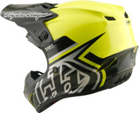 TROY LEE DESIGNS GP Pro Mips Kinderhelm - Mono Flo Gelb