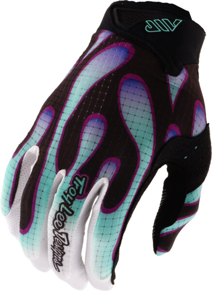 TROY LEE DESIGNS Air Handschuhe - Overspray Schwarz/Real Teal