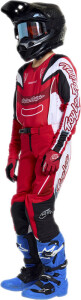 TROY LEE DESIGNS SE Pro Jugend-Trikot - Salvo Rot/Weiß
