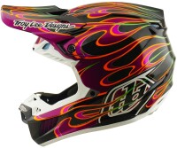 TROY LEE DESIGNS SE5 Carbon Mips Helm - Torched Schwarz/Violett
